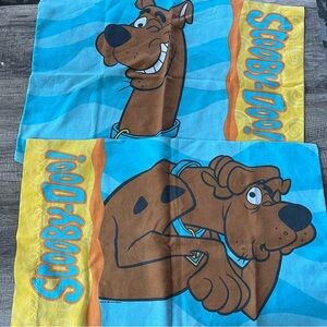 1998 Scooby Doo Double Sided Pillow Case Set